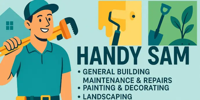 Handy Sam handyman services Kent logo
